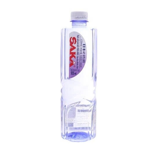 Thùng 24 chai nước uống i-on kiềm Saka 555ml