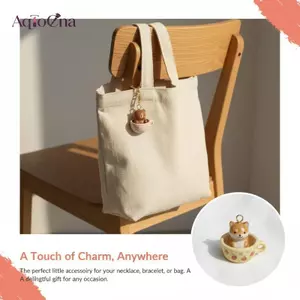 AqToCna 3D Hoạt Hình Cốc Trà Động Vật Mặt Dây Chuyền Nelace Bộ Nữ Và Bé Gái Thời Trang Hàng Ngày Nhìn AqToCna