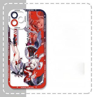 Honkai Star Rail Sparxie Evanescia Dành Cho Samsung Galaxy A57 A17 A56 A36 A26 A55 A16 A15 A07 A06 A54 A53 Vỏ Dễ Thương Chống Sốc Họa Tiết Mềm TPU Trong Suốt Silicon