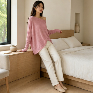 Áo len nữ dáng rộng thoải mái, tay dài, ôm dáng, thích hợp mặc hàng ngày, có họa tiết.