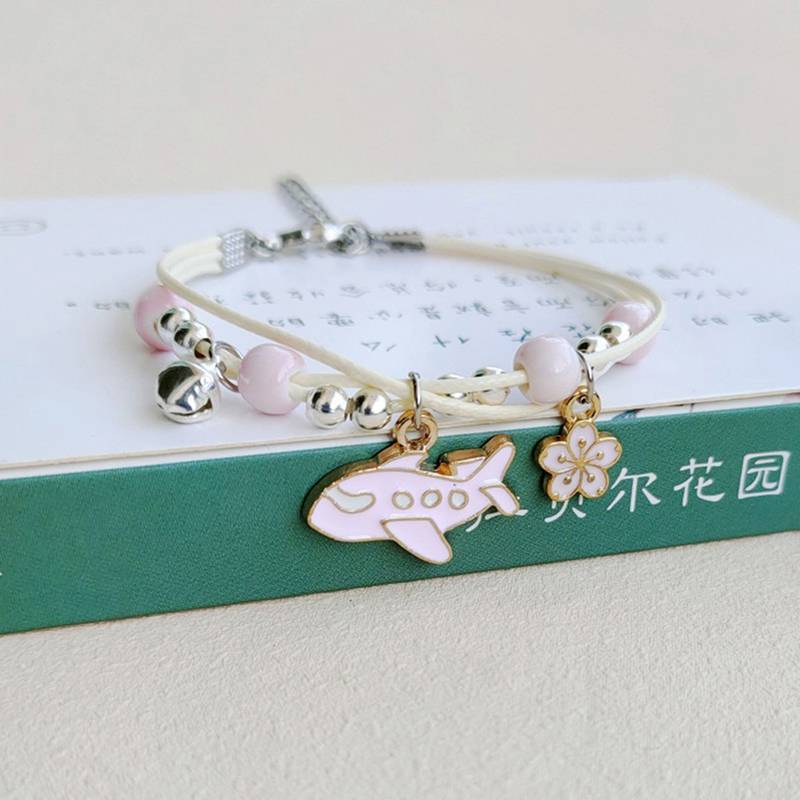 [J & U-T] Vòng tay thỏ hoạt hình đơn giản và dễ thương mới dành cho nữ Học sinh Trẻ em Những người bạn thân nhất Quà tặng Trang sức hoang dã