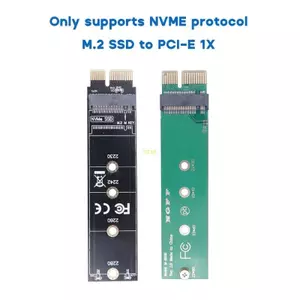 Btsg NVMe SSD M 2 PCIE X1 Riser PCI-E PCI-Express M Đầu nối phím cho 2230 2242