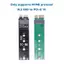 Btsg NVMe SSD M 2 PCIE X1 Riser PCI-E PCI-Express M Đầu nối phím cho 2230 2242
