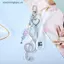 VFZ Simple Bow Note Móc khóa Túi sáng tạo Mặt dây chuyền Thích hợp cho những người đam mê âm nhạc Hiện tại Phụ kiện trang trí Bapa tinh tế OTE
