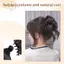 PNPIA- Mới Tổng Hợp Tóc Bun Chignon Lộn Xộn Bun Móng Vuốt Kẹp Trong Tóc Lông Tơ Xoăn Đuôi Ngựa Phần Mở Rộng Tóc Cho Nữ