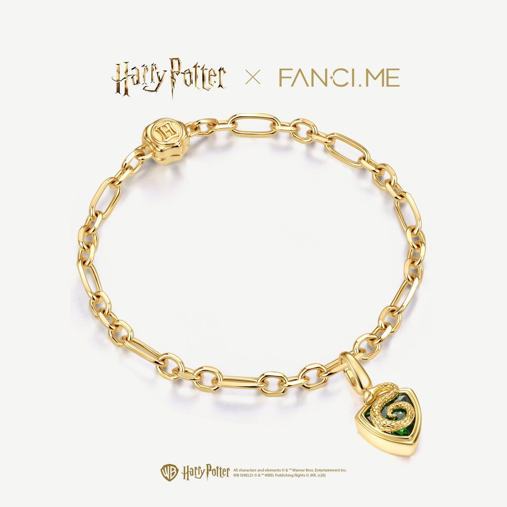 Harry Potter x FANCIME Slytherin House Bạc Charm