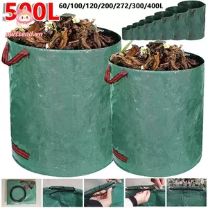 PWSSEND 1 Cái Bao Lá, Túi Đựng Chất Thải Sân Vườn Có Thể Tái Sử Dụng Chống Thấm Nước, 50 / 60 / 100 / 120 / 160 / 200ml Cho Hộp Đựng Lưu Trữ Dung Tích Lớn Lá Sân