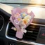 Mini Dệt Bó Hoa Nhỏ Handmade Hoa Hồng Móc Hoa Đồ Trang Trí Ô Tô Cho Bạn Trai Và Bé Gái Hoa Giả Sinh Nhật Móc Bó Hoa