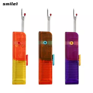 SMILE Seam Ripper Tool, Thép Đa Năng Kim Threader, May Tay Dễ Dàng Sử Dụng Nhựa Tẩy Chỉ May Thủ Công