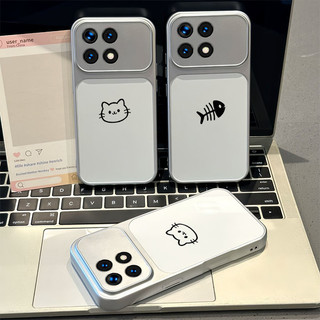 Ốp Lưng PBZZ Cho poco x6 F6 M6 F7 M7 F8 PRO 4G redmi 13c 5g F8 ULTRA 5G Vỏ Điện Thoại lo lắng Vỏ Mềm Chống Sốc Người Yêu Thẩm Mỹ Mèo Dễ Thương Cho Bé Gái DSCYGT3