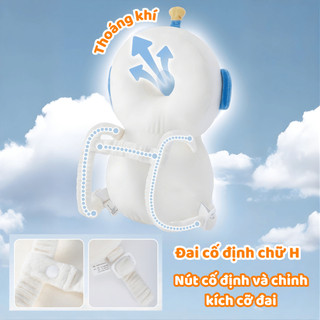 Ba Lô Đeo Chống Ngã Cho Bé Tập Đi Có Chuông Báo, Đệm Bảo Vệ Đầu Và Lưng Cho Trẻ Nhỏ An Toàn