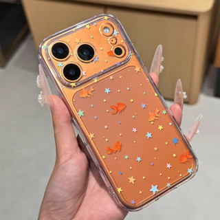 Ốp điện thoại Star & Fish đầy màu sắc cho iPhone 17Air / 16 / 15PLUS / 14 / 13pro Max / 12 / 11 / 7 / 8 Vỏ bảo vệ TPU silicon trong suốt mềm