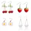 AN.MART 1 Cặp Bông Tai Thả Nhựa Handmade Dễ Thương Bông Tai Cho Nữ Bé Gái Hoạt Hình Ngộ nghĩnh Động Vật Thỏ Du Tai Xuyên Trang Sức Quà Tặng VN