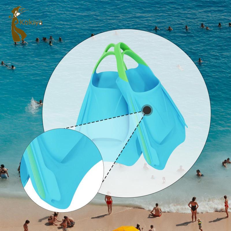 2x Swim Training Fins Swim Flippers Freediving Thiết bị lật ngắn Thể thao
