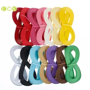 120 Cái / bộ Bộ Dải Giấy Giấy 5 Mm 53cm Giấy Thủ Công DIY Quilling Dụng Cụ Đẹp