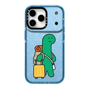Ốp điện thoại long lanh mềm hình khủng long ngộ nghĩnh cho iPhone 17 Pro Max 16 15 14 Plus 13 12 11 Vỏ bảo vệ chống sốc
