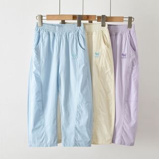 Quần cotton cho bé gái – Dáng cong rộng rãi, chống muỗi nhẹ, thoáng mát dễ phối mùa hè