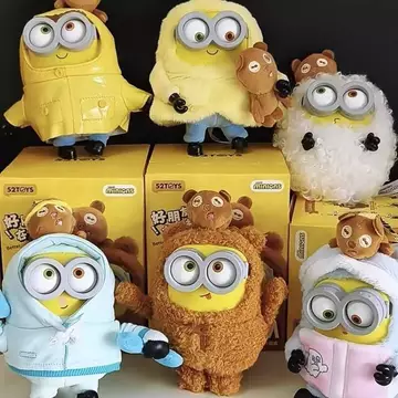 Bobtim Yellow Friends Series Vinyl Plush Pendant Blind Box Gift 2026 New Blind Box 3Gui