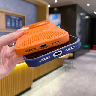 Thiết kế lưới thoáng khí, cảm ứng thoải mái, vỏ bảo vệ cho iPhone 17, tản nhiệt promax, vỏ iPhone, áo giáp nhẹ iPhone x 11