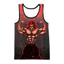 Áo ba lỗ không tay in họa tiết Grappler Anime 3D, Áo tập thể dục mềm thoáng khí, Quần áo dạo phố nam