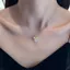 Nơ Thời Trang Nhiều Màu Sắc Vòng Cổ Ngọc Trai Niche Tính Khí Đơn Giản Tinh Tế Xương Đòn Dây Chuyền Vòng Cổ 30536.2