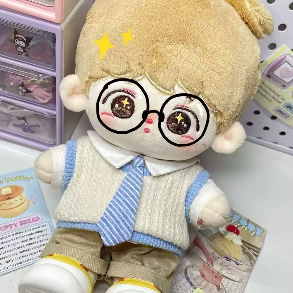 20cm Quần Áo Bé Preppy Cotton Búp Bê Không Thuộc Tính Quần Áo Dễ Thương Phù Hợp Với Búp Bê Búp Bê Trang Phục Thay Thế Hàng Sẵn Có 6.2