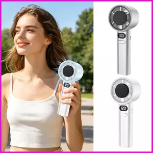 Quạt di động Cầm tay có thể sạc lại 120 tốc độ Quạt để bàn Mini yên tĩnh có thể điều chỉnh cho mùa hè trong nhà ngoài trời văn phòng lyuvn