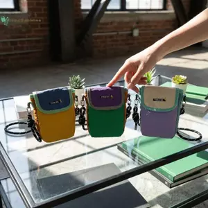 BeautifulHomeA Màu Áo Nylon Đeo Ngang Túi Điện Thoại Ví Mini Cho Nữ Và Nam Tay Nhẹ Cho Du Lịch Mua Sắm Chạy VN
