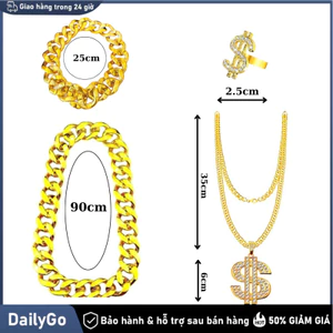 Bộ trang sức vàng giả đám cưới, phong cách đại gia Phong cách đại gia Dubai, Nhựa, Props trang trí ngoại hình