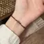 ECK Retro Phong Cách Trung Hoa Có Thể Điều Chỉnh Handmade Dây Bím Vòng Tay Đính Hạt Vòng Tay Quyến Rũ Vòng Tay Thời Trang Cặp Đôi Vòng Tay Trang Sức HOT