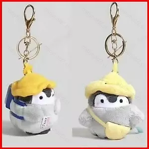 BH2 Chim cánh cụt du lịch Búp bê sang trọng cho bé gái Trang trí nội thất Đồ chơi nhồi bông Móc khóa mặt dây chuyền cho trẻ em Bộ sưu tập HB2