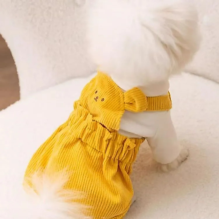 Ins Han Fan Lantern Quần thú cưng Phong cách mùa xuân thu Quần áo chó mèo