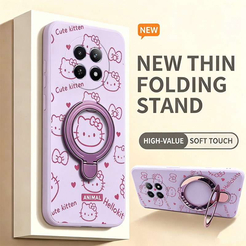 Ốp Lưng Cho REDMI NOTE 15 4G NOTE 15 PRO poco M8 PRO 5G Vỏ Điện Thoại Vỏ Mềm Silicon Chống Sốc Thiết Kế Mới Thẩm Mỹ Có Giá Đỡ Mèo Hồng Dễ Thương Cho Bé Gái Trong Suốt YTFUZJ1