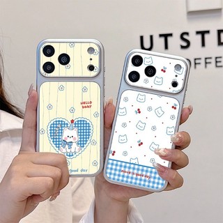 Bowknot Puppy Hoạt Hình Da Dành Cho OPPO Reno 15C 15F 15 Pro Max Mini 14 13 11 10 9 8 Pro Plus 8Z 7 Lite SE 7Z 5G 4G Cherry Đơn Giản Chấm Bi Trái Tim Động Vật Vỏ Mềm Chống Rơi