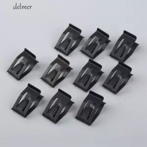 DELMER 10 Chiếc Bảng Điều Khiển Chốt Phụ Kiện Tự Động Đa Năng 10 Chiếc Dây Buộc Ô Tô Nội Thất Viền Tấm Kim Loại Kẹp Bảng Điều Khiển Đinh Tán
