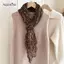 AqToCna Retro Phong Cách Dân Tộc Ấm Áp Khăn Chống Lạnh Nữ Hoa Xù Lụa Vải Lanh Cotton Khăn Gấp Dài Khăn Choàng Khăn Trùm Đầu Thời Trang Quà Tặng AqToCna