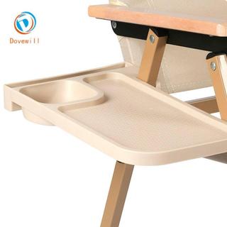 Dovewill Khay Gấp Ngoài Trời Có Thể Gắn Cốc Giá Đỡ Bàn Nhẹ Phụ Kiện Cho Gấp Ghế Cắm Trại Bãi Biển Sân hiên Sử Dụng