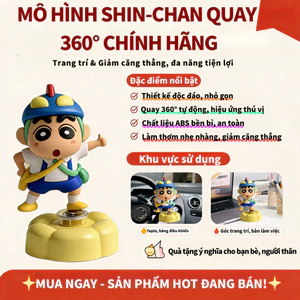 Xoay 360° Shin-chan Hot Trend, Đồ Chơi Giảm Căng Thẳng Internet Celebrity, Trang Trí Bảng Điều Khiển Ô Tô Cao Cấp