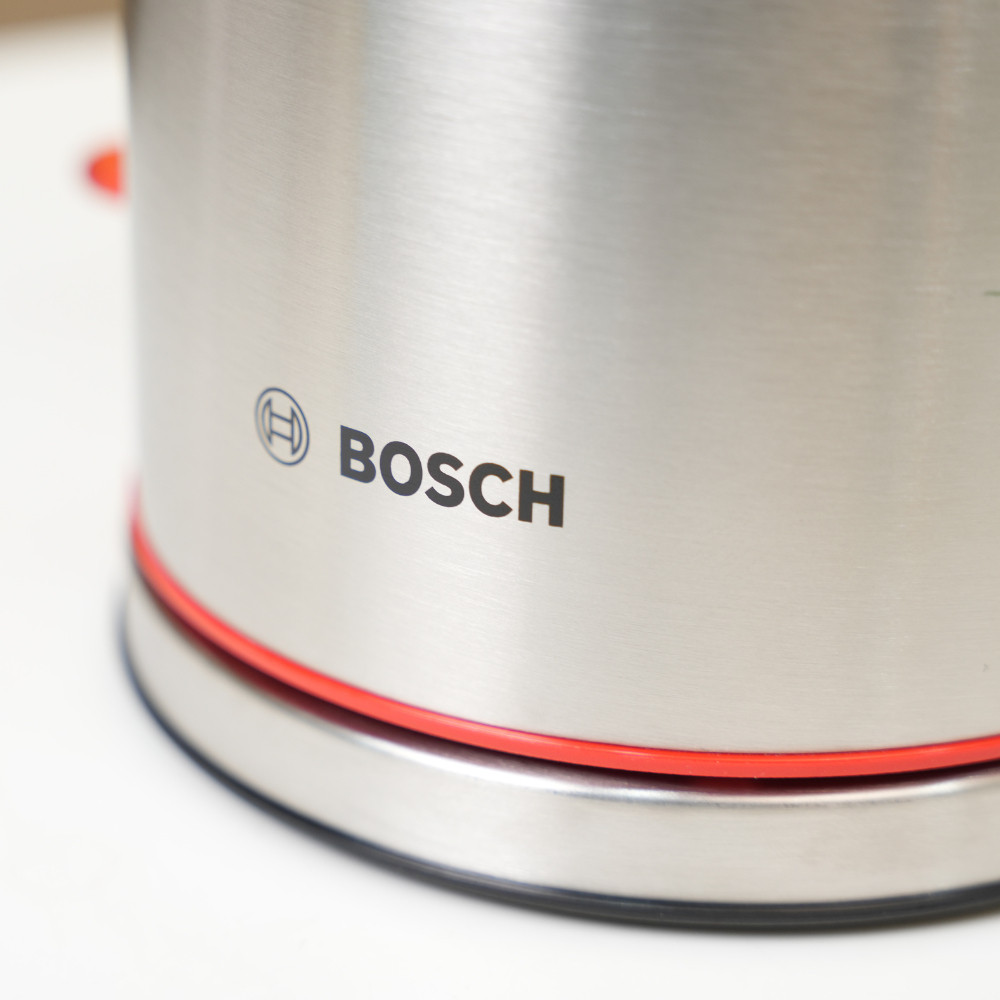 Ấm Siêu Tốc Bosch TWK6M480 1.7L Inox Cao Cấp 2400W | Đế Xoay 360° | Tự Ngắt An Toàn | Hàng Chính Hãng Bảo Hành 12 Tháng