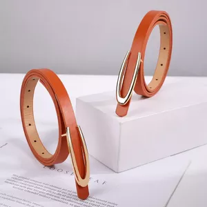 Tất Cả Trận Đấu Niche Đơn Giản Thắt Lưng Nữ Thời Trang Thắt Lưng Quần Thắt Lưng Phong Cách Hợp Thời Trang Khóa Mịn Phong Cách Mỏng 6.7