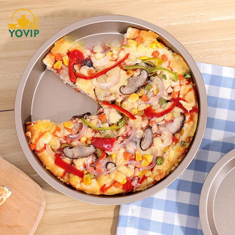 YOVIP 10 / 9 / 8 / 7 / 6 Inch Khuôn Nướng Bánh Chống sti Nồi Chiên Không Khí Khay Tròn Chảo Nướng Bánh Pizza Giỏ Nướng Phụ Kiện Nhà Bếp VN