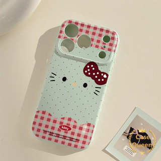 Cho iPhone 17 16 15 14 11 13 12 Pro Max Air XR X XS Max 7 8 16 Plus SE Màu Trơn Chấm Bi Kẻ Sọc Hoạt Hình Kitty Mèo Nơ Bong Bóng Trái Tim
