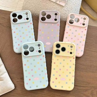 Dành Cho IPhone 17 16 15 14 plus 13 12 11 Pro Max 7 8 plus Trường hợp điện thoại nhiều màu sắc của Hàn Quốc