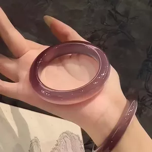 Phong Cách Mới Hoàng Đế Tím Vòng Tay Nữ Tím Vòng Tay Tương Thích Với Mã Não Tím Đỏ Rượu Màu Mắt Mèo Vòng Tay Đêm Giao Thừa Cho Bạn Gái 2026-6-8