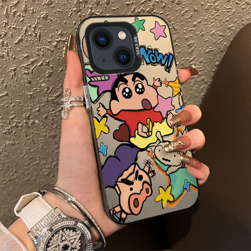Ốp Điện Thoại Cho IPhone 6 6S SE 2020 7 8 X XS Max XR 11 12 13 14 Plus 15 16 17 Pro Max 17 AIR Phim Hoạt Hình Vui Nhộn Bé Trai