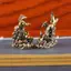 Tượng Ngựa Galloping bằng đồng thau nguyên khối cổ điển - Tượng phong thủy Trung Quốc, Trang trí văn phòng để bàn cổ điển & Trang trí nghệ thuật sưu tập [VN]