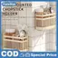 2 Ngăn Dụng Cụ Nhà Bếp Ra Treo Tường Mặt Bàn Lắp Ráp Dễ Dàng Flatware Tổ Chức Cho Thuê Nhà Bếp Phẳng
