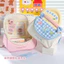 Lưới Bướm ins Màu Sắc Tương Phản Dễ Thương Hộp Đựng Bút Chì Nhiều Lớp Lưu Trữ Túi Xách Dung Tích Lớn Đa Năng Văn Phòng Phẩm Túi