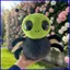 Hoạt Hình Ngộ nghĩnh Big-Eyed Fly Plushie Móc Khóa Búp Bê Cotton Sang Trọng Dễ Thương