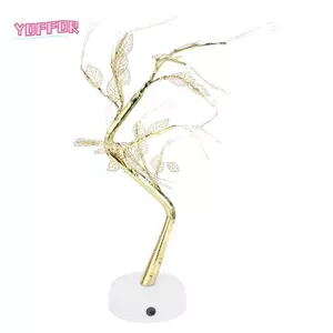 Đèn LED cây cảnh lá nhân tạo YOFFOR, Công tắc cảm ứng